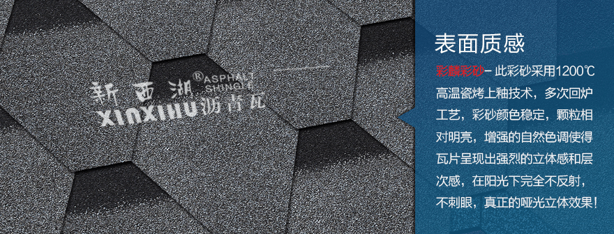 馬賽克云石灰瀝青瓦細節(jié)02